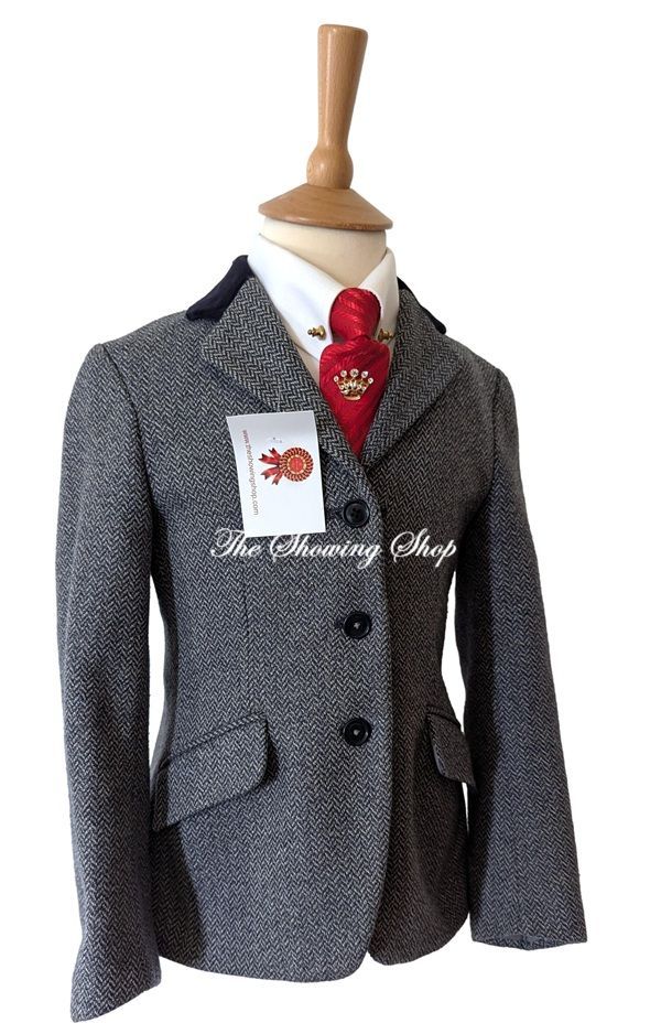 CHILDS MEARS BLUE TWEED JACKET SIZE 26