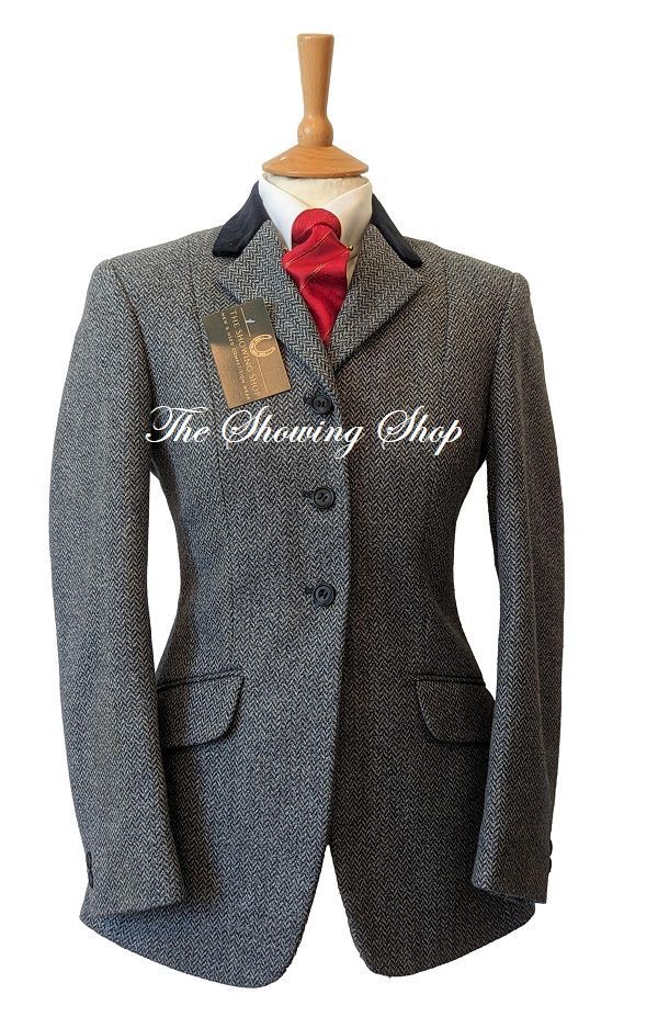 LADIES MEARS BLUE TWEED JACKET SIZE 14 (38)