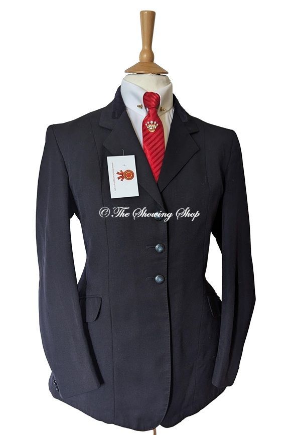 LADIES ALEXANDER JAMES NAVY WOOL JACKET SIZE 16 (40)