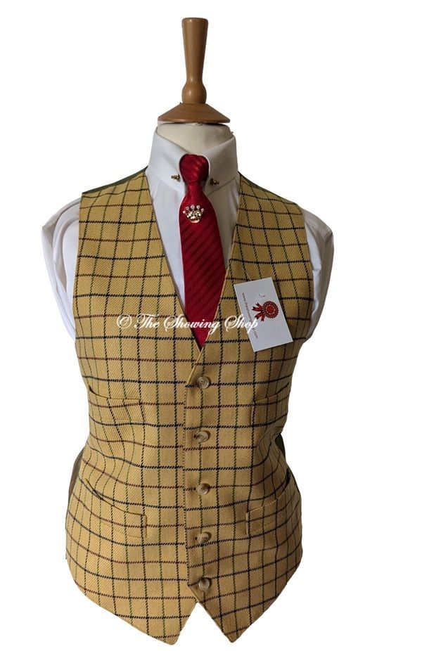 MENS PETER CHRISTIAN TATERSALL WOOL HUNTING WAISTCOAT SIZE 42