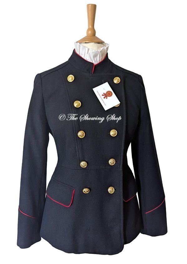 LADIES NAVY & RED WOOL LEADERS JACKET SIZE 14