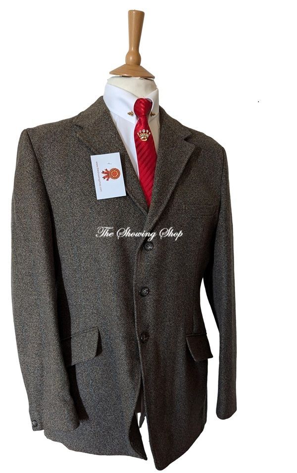 MENS CALDENE GATCOMBE BROWN TWEED JACKET SIZE 42