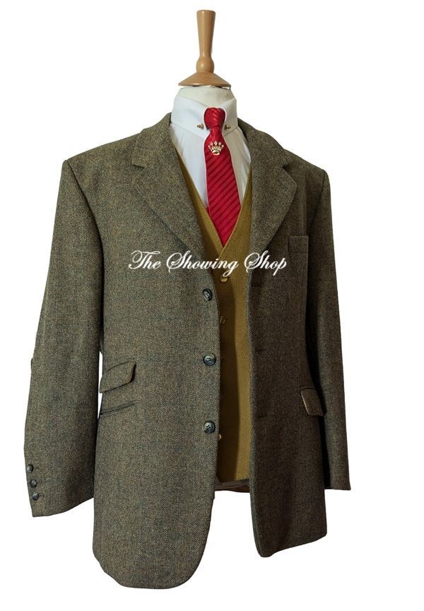 MENS RATCATCHER GREEN TWEED JACKET SIZE 44