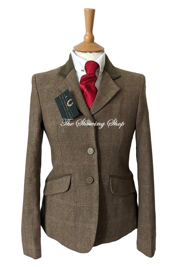 LADIES DUBLIN ALBANY GREEN TWEED JACKET SIZE 10