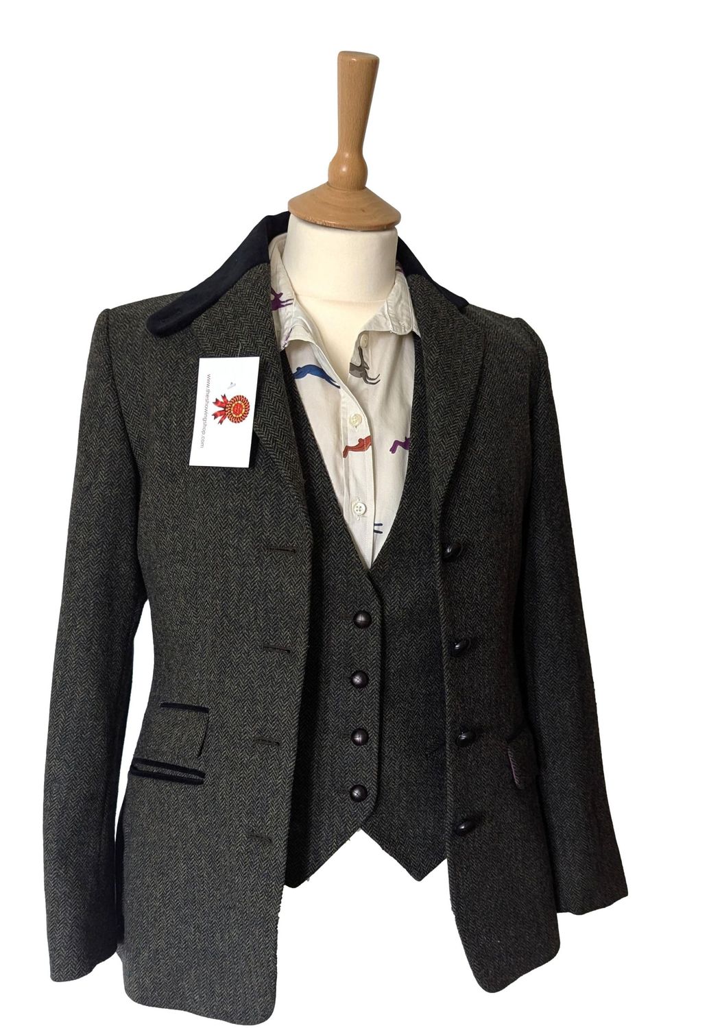 CORDINGS OF PICADILLY 3 PIECE TWEED SET SIZE 10