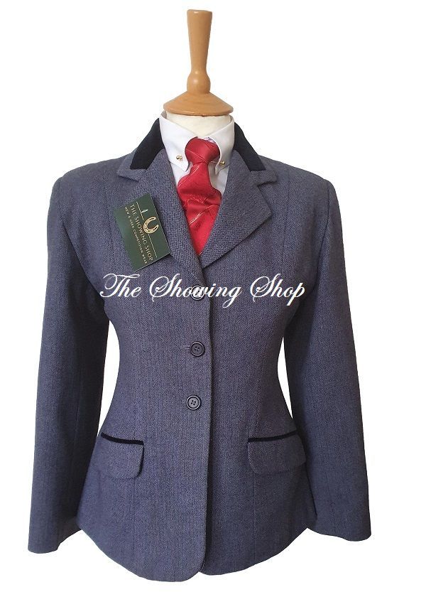 LADIES TAGG BONN SPIRIT BLUE TWEED JACKET SIZE 14 (38)