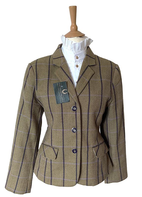 LADIES RYDALE GREEN TWEED JACKET SIZE 16