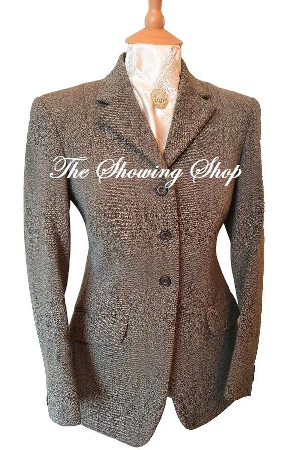 LADIES MEARS HEAVYWEIGHT KEEPERS TWEED JACKET SIZE 14 (PETITE)