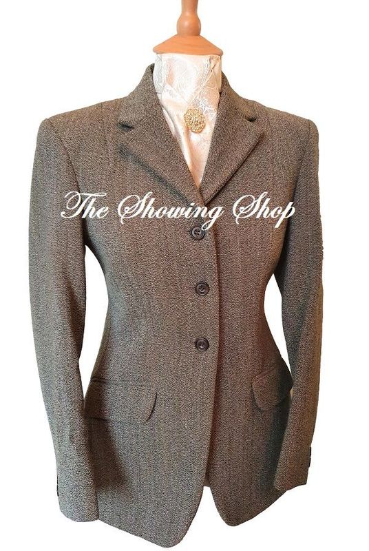 LADIES MEARS HEAVYWEIGHT KEEPERS TWEED JACKET SIZE 14 (PETITE)