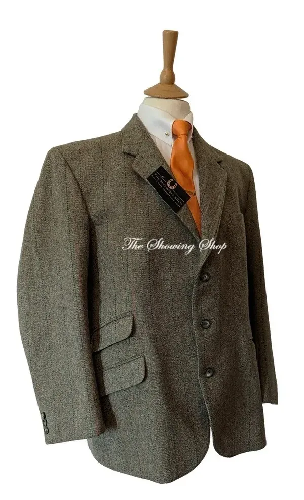 MENS HEAVYWEIGHT DERBY TWEED JACKET SIZE 46