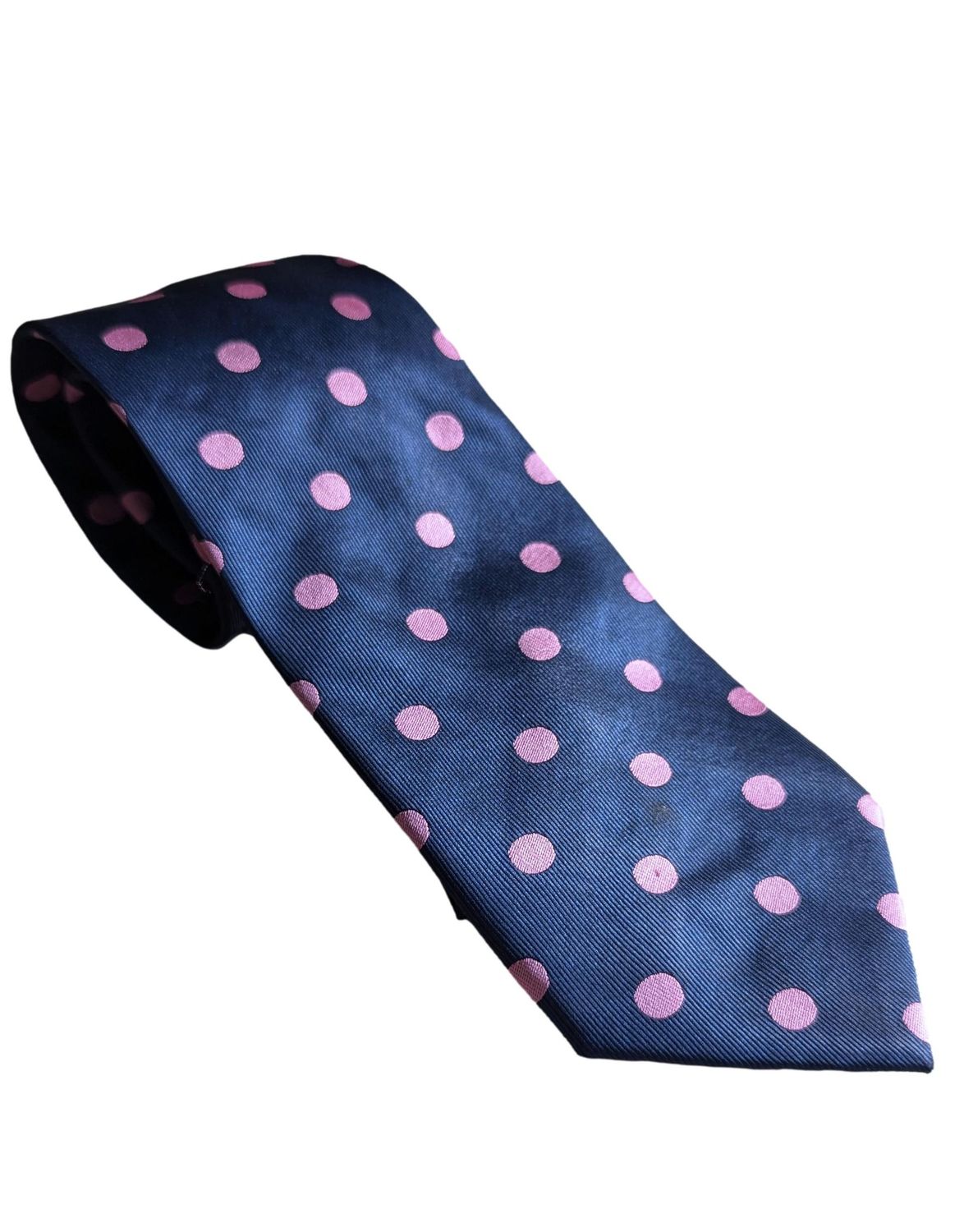 ADULTS NAVY & PINK SHOWING TIE