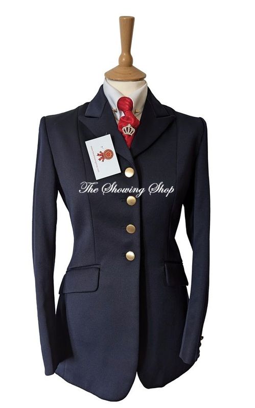 BRAND NEW LADIES R H MEARS NAVY WOOL JACKET SIZE 10 (34)