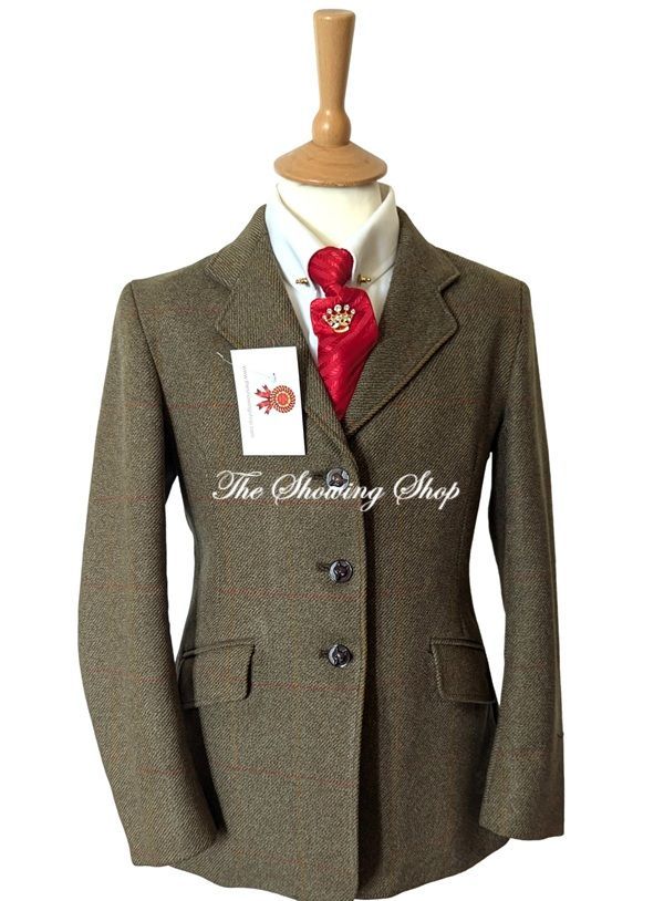 CHILDS MEARS GREEN TWEED JACKET SIZE 30