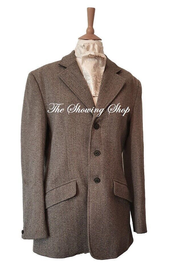 MENS SHIRES KEEPERS TWEED HUNTING JACKET SIZE 48