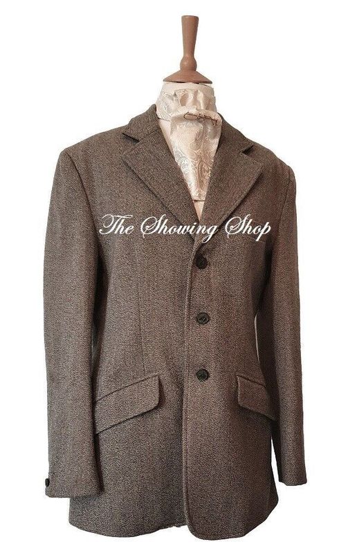 MENS SHIRES KEEPERS TWEED HUNTING JACKET SIZE 48