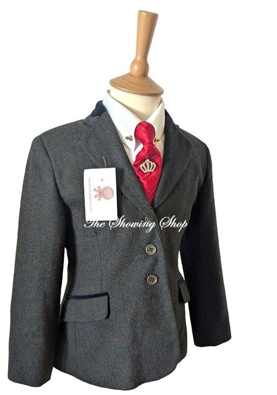 CHILDS TAGG ELF ESSEN GREEN TWEED JACKET SIZE 26