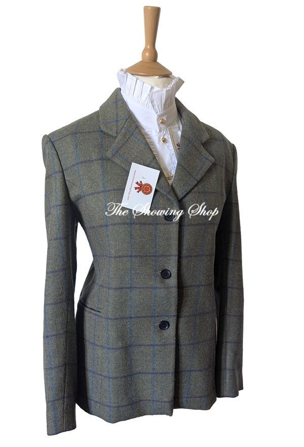 LADIES HIDEPARK LOMOND GREEN TWEED JACKET SIZE 16