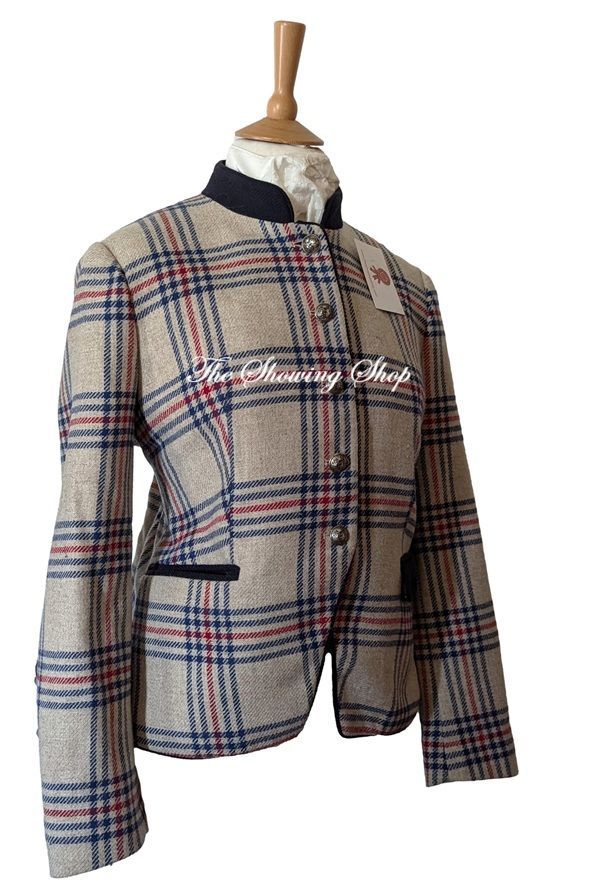 LADIES BARILOCHE CREAM TWEED JACKET SIZE 10