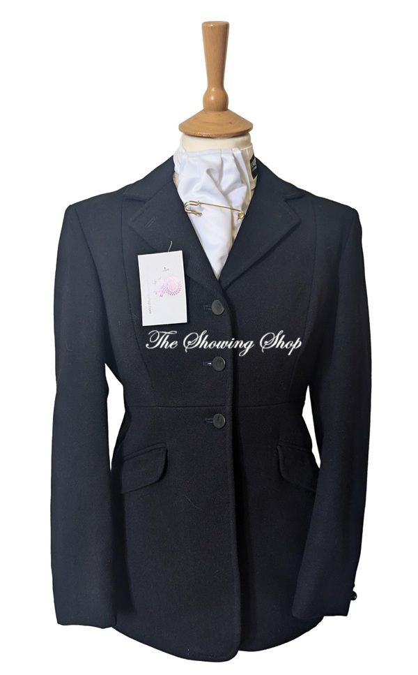 LADIES SADDLEMASTER BLACK FROCK HUNT COAT SIZE 10