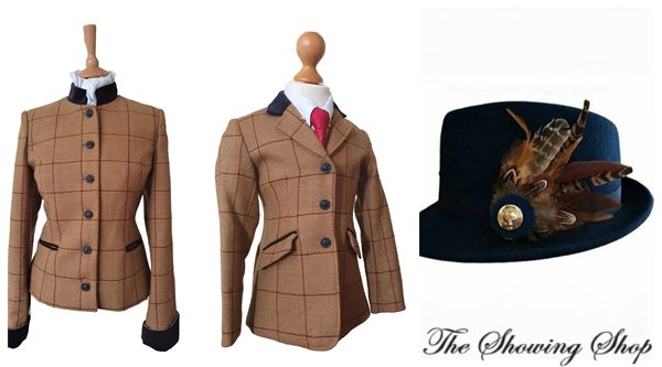 EQUETECH WHEATLEY BROWN TWEED LEAD REIN OUTFIT- LEADER & CHILD- SIZES 16 & 24