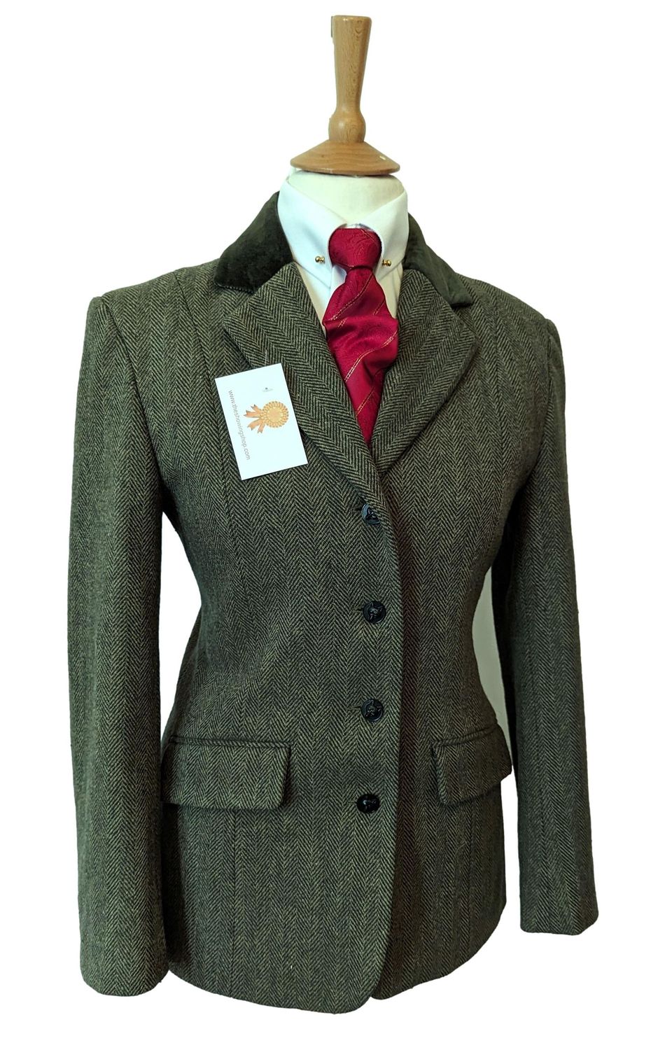 NEW LADIES SHERWOOD CAMPOLINO GREEN TWEED JACKET SIZE 14 (38)