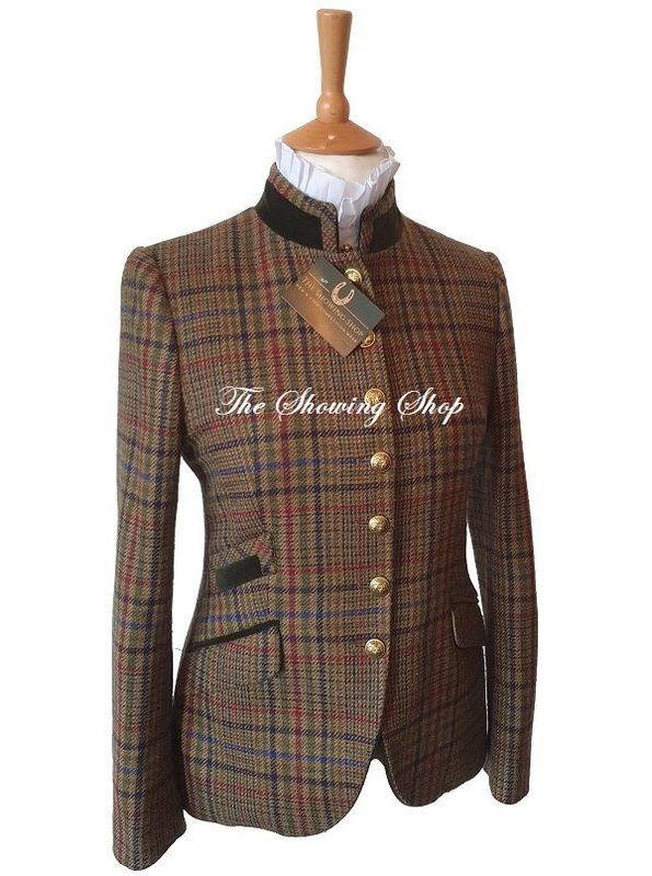 LADIES BARILOCHE BROWN TWEED JACKET SIZE 10
