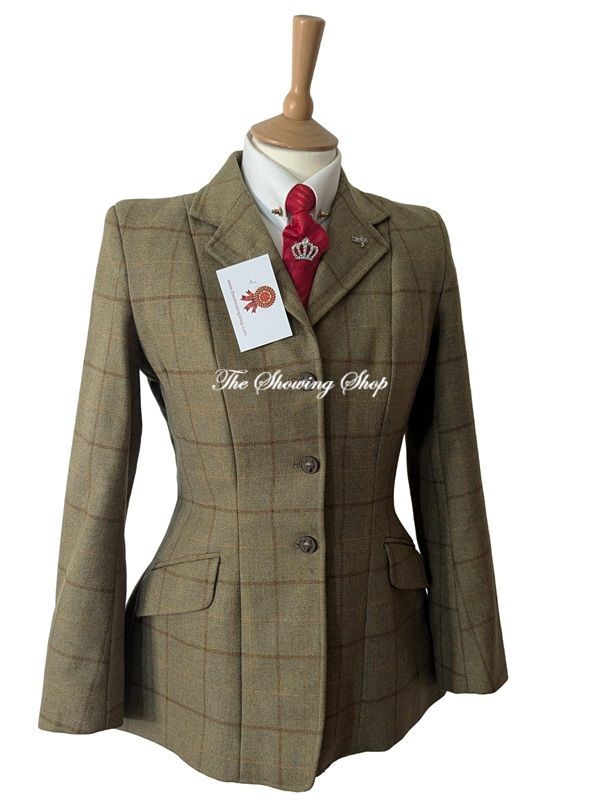 LADIES CALDENE GATCOMBE GREEN TWEED JACKET SIZE 10 (34)
