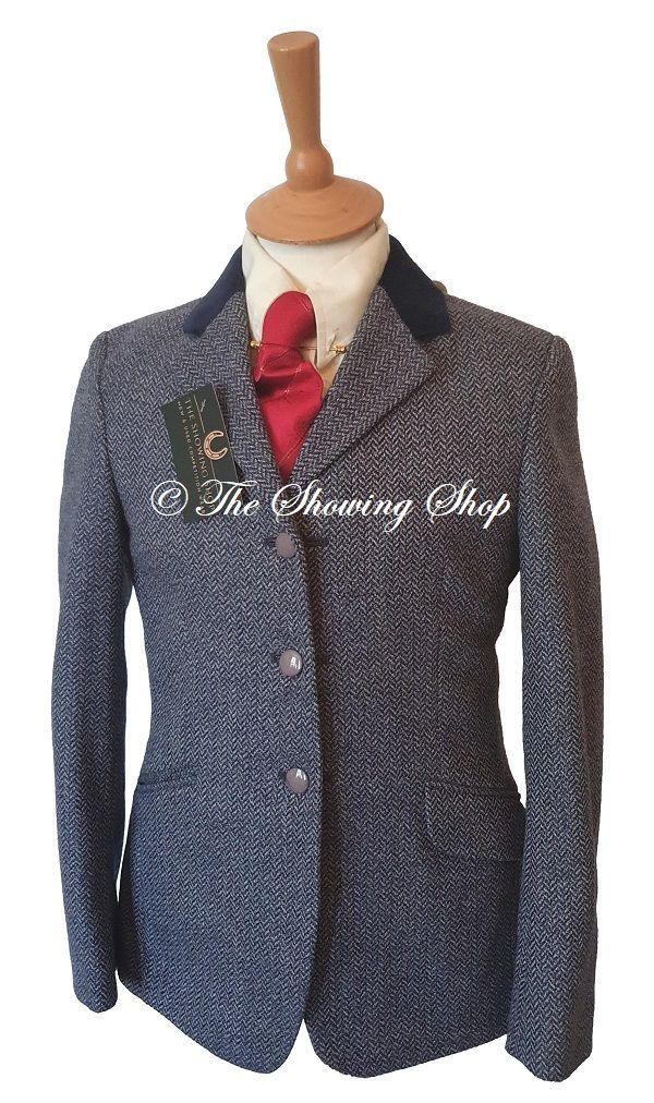 CHILDS MEARS UNISEX BLUE TWEED JACKET SIZE 30