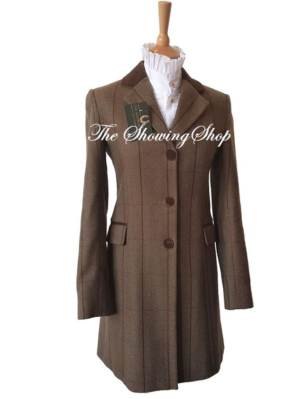 LADIES HIDEPARK YORK TWEED LONG COAT SIZE 12