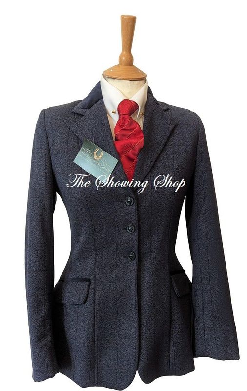 LADIES TAGG SAVILLE BLUE TWEED JACKET SIZE 10 (34)