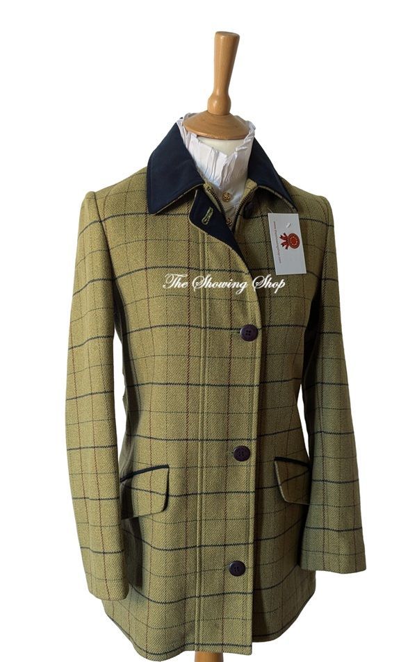 LADIES HIDEPARK KENT GREEN TWEED JACKET SIZE 8