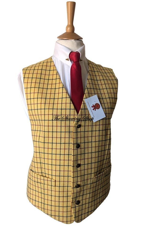 BRAND NEW MENS SAVOY TAILORS GUILD TATERSALL WOOL WAISTCOAT SIZE 42