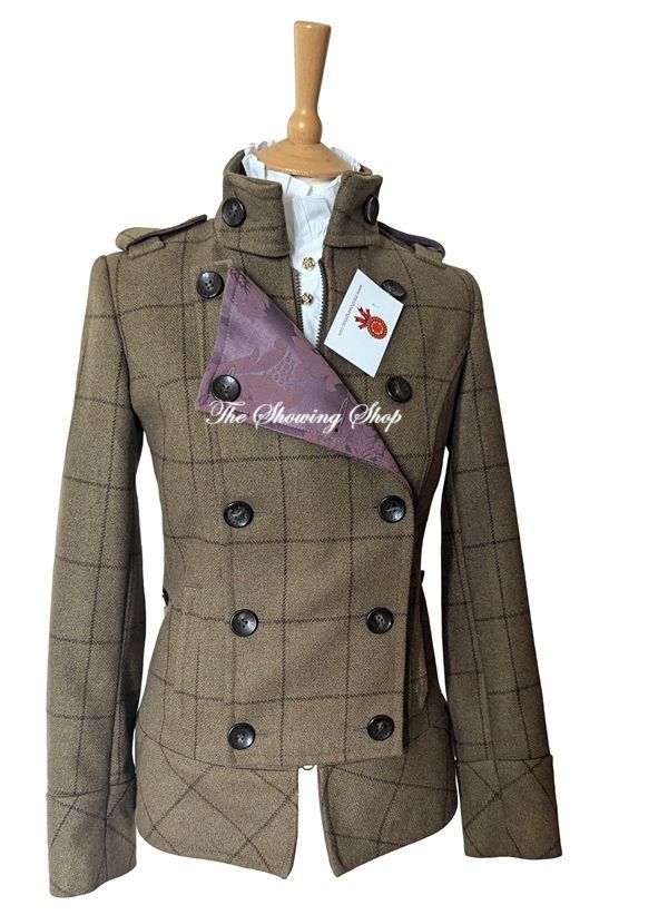 LADIES LIBERTY FREEDOM GREEN TWEED JACKET SIZE 10
