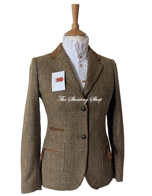 BARILOCHE BROWN TWEED JACKET SIZE 8