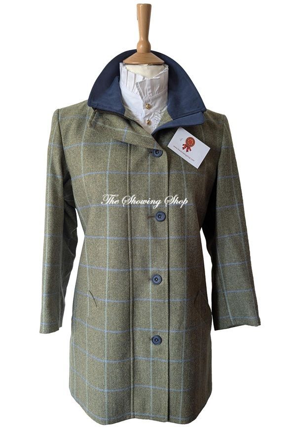 LADIES CHRYSALIS THE HAMPTON GREEN TWEED JACKET SIZE 14
