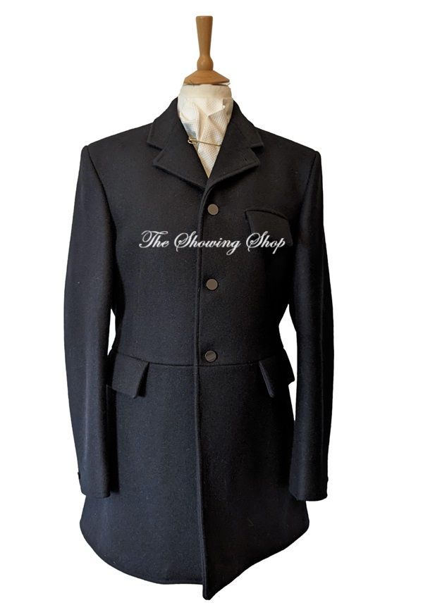 MENS MEARS COTTESMORE BLACK HUNT COAT SIZE 48