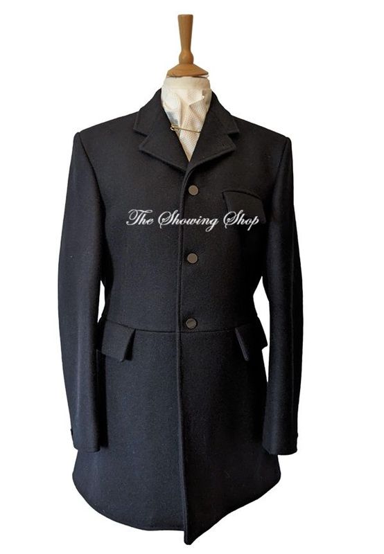 MENS MEARS COTTESMORE BLACK HUNT COAT SIZE 48