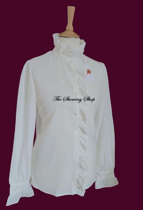 LADIES IVORY LEAD REIN BLOUSE SIZE 18