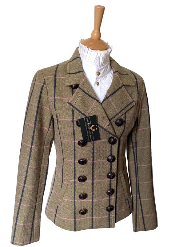 RYDALE MEGAN GREEN TWEED JACKET SIZE 10