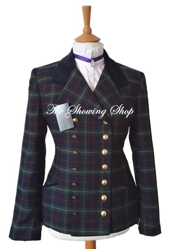 LADIES TARTAN WOOL LEADERS JACKET SIZE 12