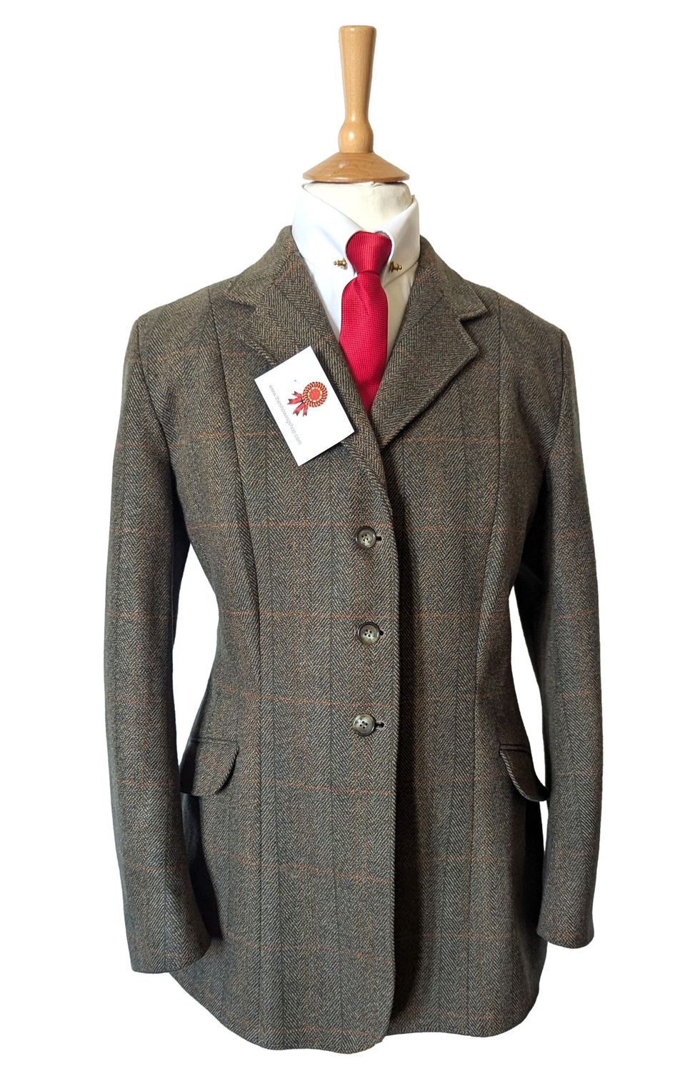CALDENE GATCOMBE GREEN TWEED JACKET SIZE 18 (42)