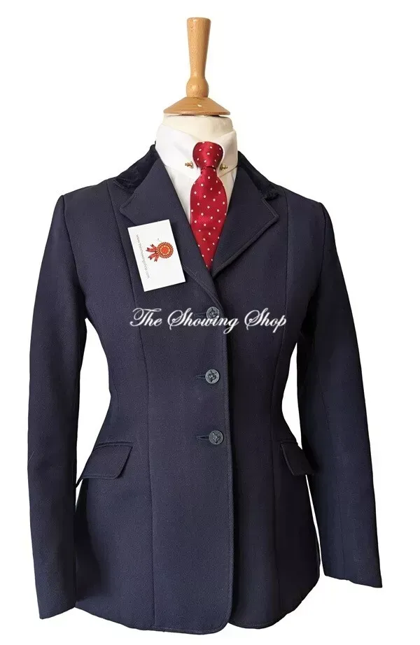 LADIES CALDENE NAVY WOOL JACKET SIZE 10 (34) LADIES CALDENE NAVY WOOL JACKET SIZE 10 (34)