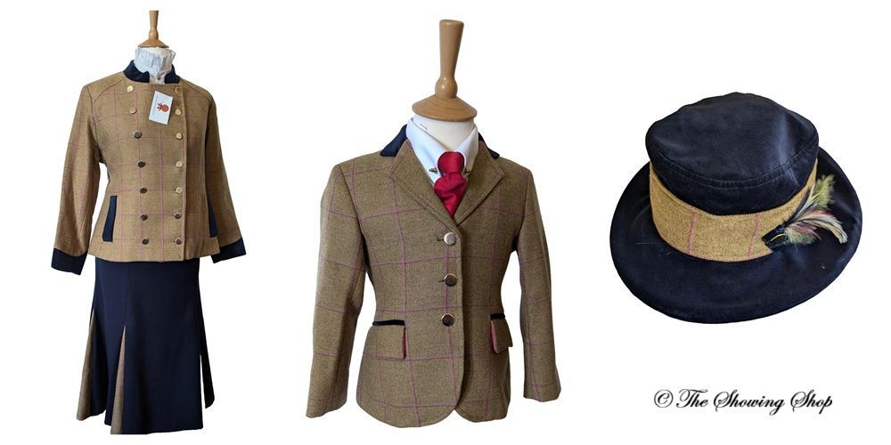LE BEAU CHEVAL TWEED LEAD REIN OUTFIT- LEADER AND CHILDS SIZES 18 & 22 LE BEAU CHEVAL TWEED LEAD REIN OUTFIT- LEADER AND CHILDS SIZES 18 & 22