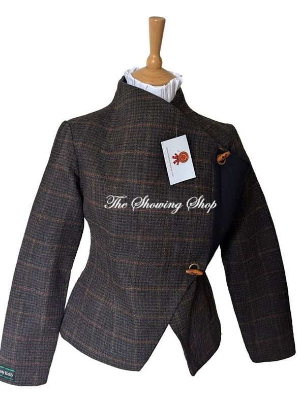 LIBERTY KELLY BROWN TWEED JACKET SIZE 8-10