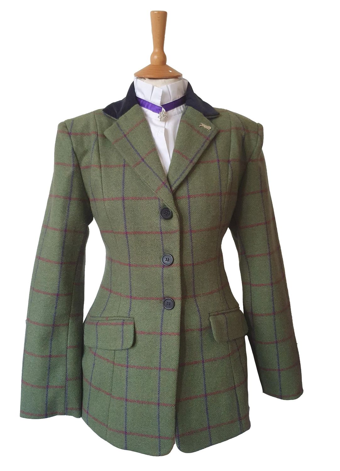 LADIES SHERWOOD CAMPOLINO GREEN SHOWING JACKET SIZE 14 (38) LADIES SHERWOOD CAMPOLINO GREEN SHOWING JACKET SIZE 14 (38)