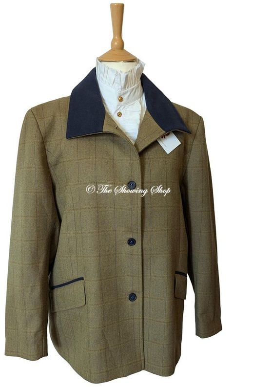 LADIES HIDEPARK KENT GREEN TWEED COAT SIZE 18-20