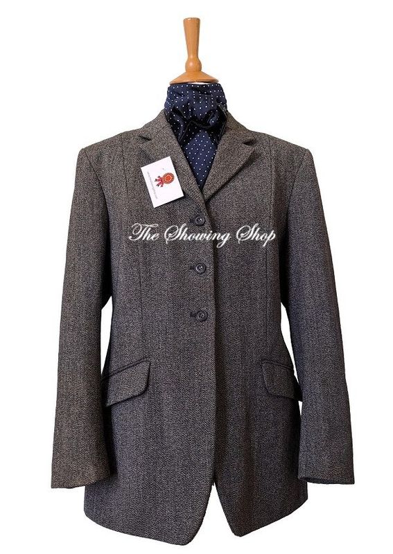 LADIES MEARS GREY KEEPERS TWEED JACKET SIZE 20 (44)