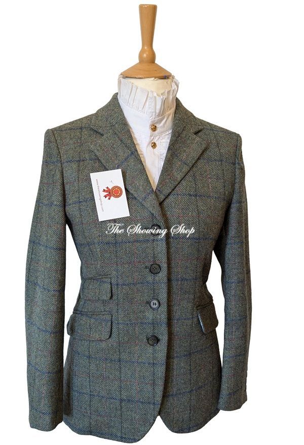 LADIES RYDALE GREEN TWEED JACKET SIZE 10