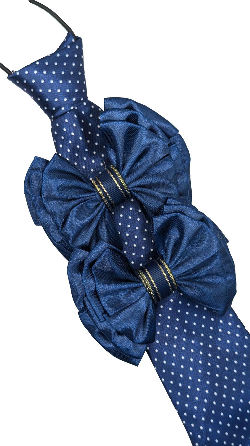 CHILDS  NAVY SHOW BOWS AND TIE SET