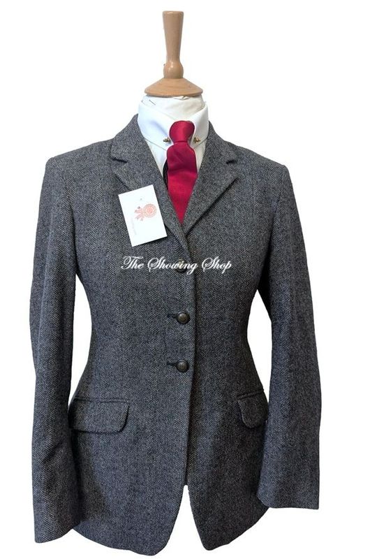 LADIES  MEARS BLUE TWEED JACKET SIZE 14 (38)